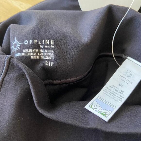 OFFLINE By Aerie Real Me Xtra High Waisted Legging, small, black - Picture 8 of 8